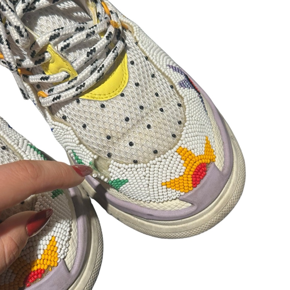 Farm Rio Colorful Beaded Platform Sneakers - Picture 9 of 10